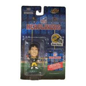 Headliners Green Bay Packers Brett Favre NFL Toy Figure 1996‎ NIB